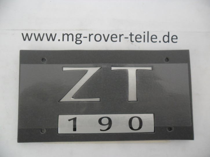 Emblem hinten "ZT 190"